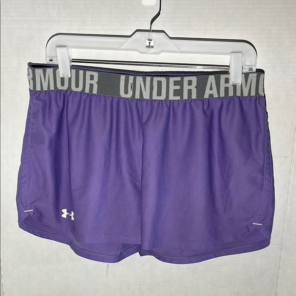 Under Armour Pants - Under Armour Purple Athletic Shorts Moisture-Wicking